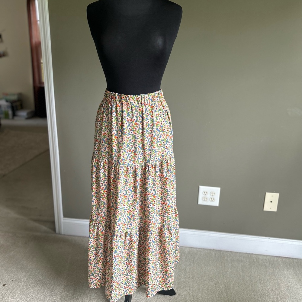SHEIN Multicolor Maxi Skirt
